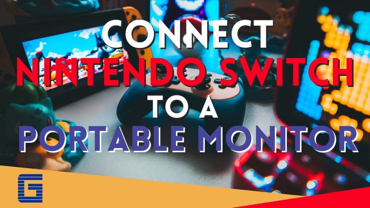 Connect your Nintendo Switch to a portable monitor and power bank for gaming on the go