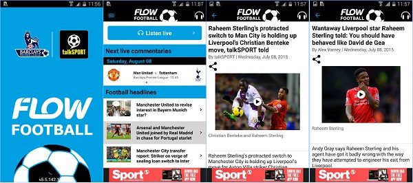 Flow Football App - 11-06-2016