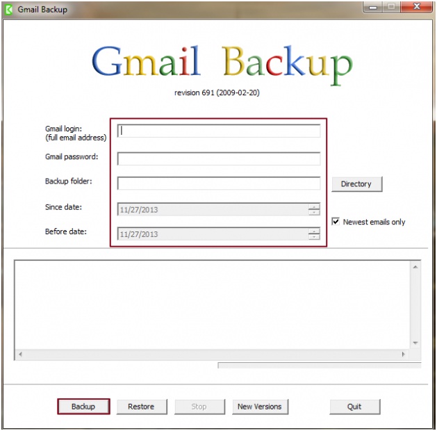 Gmail Backup - Setting up your Gmail Backup account - 09-04-2014 LHDEER