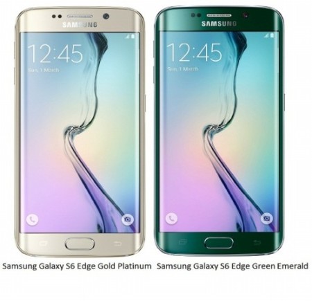 Samsung Galaxy S6 Edge Front_Gold_Platinum